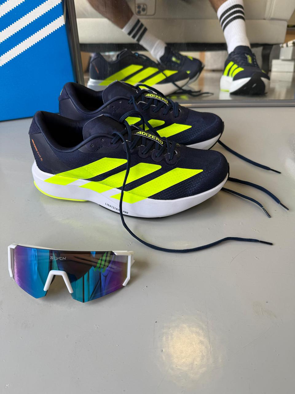 Adidas Adizero Evo SL -  AZUL E VERDE